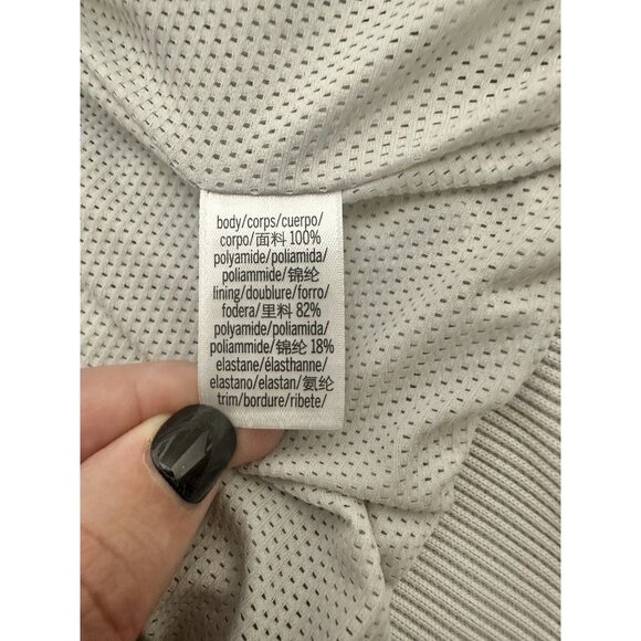 Victoria's Secret Sport Metallic Silver Bomber Jacket Women’s Size XS Y2K - Picture 4 of 6